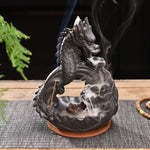 porte encens dragon ancien